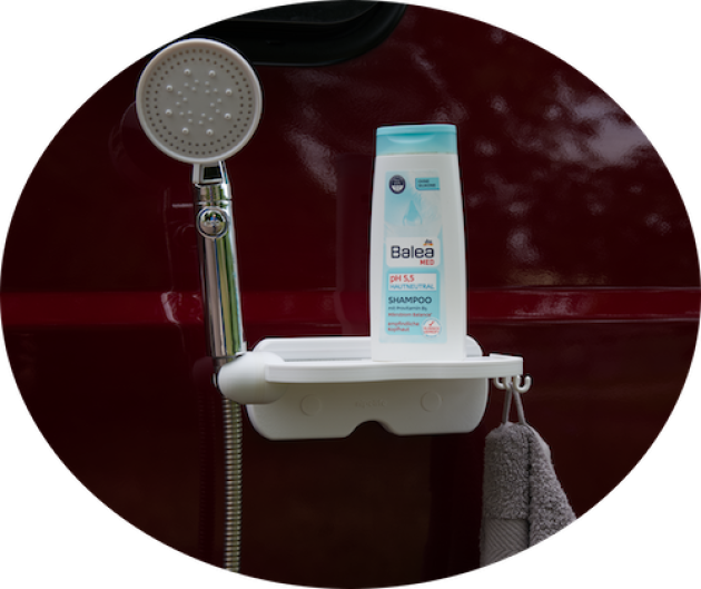HaltiV5-Dusche Oval